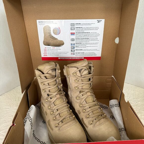 Reebok Tactical Boot for Women OR Men; Taupe - NEW IN BOX - Picture 8 of 15